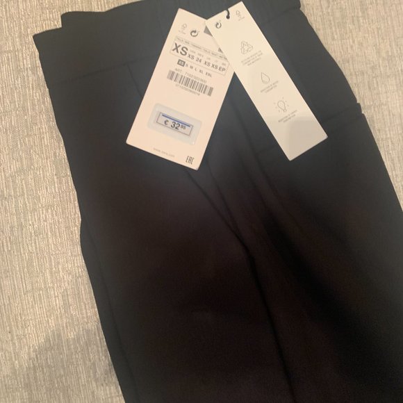 Cropped Culotes Zara Wide Leg Pants Size XS - Picture 7 of 10